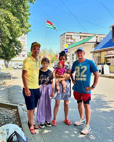 Помогли людям в Абхазии
